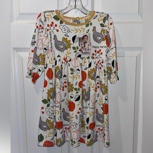 Thanksgiving Harvest Bamboo Dress from Tesa Babe SZ 4T​​​